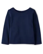 Baby and Toddler Girls Tee Shirt - Blue