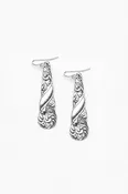 Gloria Sterling Silver Drop Earring