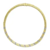 14K Gold 1.77ctw Diamond Bold Gold Collar Necklace - SC22009396RD