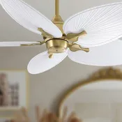 Fanimation MAD3250BS Islander DC 52" Outdoor Tropical Ceiling Fan - Satin Brass