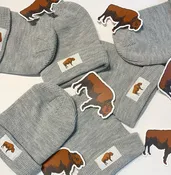 Buffalo Grey Lightweight Beanie