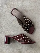 AGL women Sandals Burgundy 41