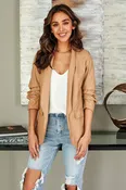 3/4 Ruched Blazer