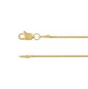 14k Gold Rounded Box Chain 1mm