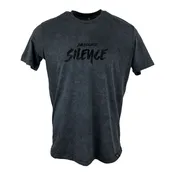 Absolute Silence - Signature Tee - Vintage Black on Black