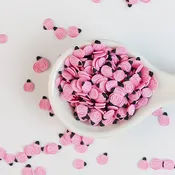 Clay Confetti | Pastel Pink Pumpkins
