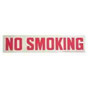 1″ No Smoking 7.5″ X 1.5″