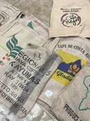 10 Burlap Coffee Bags Mystery Bundle