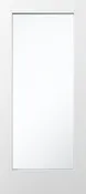 EX-WP1L- White Primed French Door Exterior 1-Lite Full View w/ Low-E Clear Glass (1-3/4”)