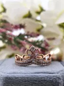 Ada | 14k Rose Gold | Natural Diamond | Ring