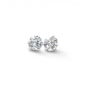 14k 1.01ctw Round Stud Earrings