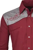 06615 Burgundy — Ace of Diamond