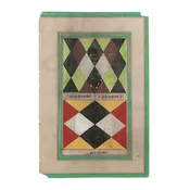 Old Tantra Painting with Colorful Argyle Design 2 — Layla Brooklyn