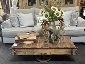 Industrial Factory Cart Coffee Table — Smucker Village