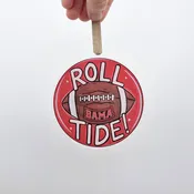Alabama Acrylic Roll Tide Ornament Southern University