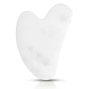 WHITE QUARTZ GUA SHA SCULPTOR