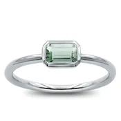 Bezel Ring with Green Tourmaline