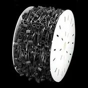 1000' C7 Christmas Light Spool - 15" spacing - Black Wire - SPT-2