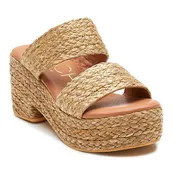 BEACH BY MATISSE WOMENS OCEAN AVE PLATFORM SANDAL-COGNAC