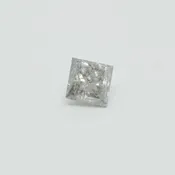 2.03 CT Salt and Pepper Princess Cut