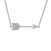 0.19 CTW Arrow Necklace