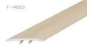 Freemont Fir 0.28 in. T x 94.49 in. L x 1.78 in. W Vinyl T-Molding/Reducer for Luxury Vinyl Flooring