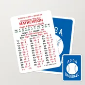1901 Master Baseball Season Cards — APBA Games
