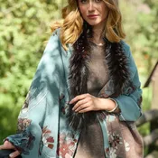 Bloom Reversible Fur Scarf