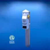 21″ Piling Mount Power Pedestal – 50A/30A/20A