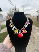 #1 Teacher Charm Necklace