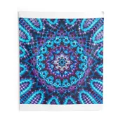 Azure Tie-Dye Psychedelic Wall Tapestry | JamminOn