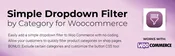Simple Dropdown Filter for WooCommerce – Free Wordpress Plugin