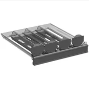 4 Wide Can Pusher w/1.25″ Flip Up