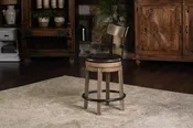 Upholstered Swivel Counter Stool — Smucker Village