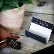 Black Leatherette Holder Easel