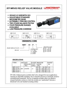 IFP MRV03 Relief Valve Module