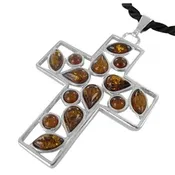 Amber: Cognac Tranquility Cross