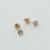 14k Gold Stud Earrings