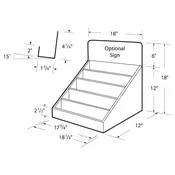 17 5/8” 5 Step Display