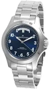 HAMILTON Khaki Field King Day-Date Automatic SS 40MM Blue Dial Men's Watch H64475140