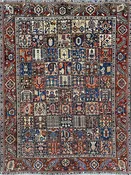 10x12 Old Persian Bakhtiari Area Rug - 502209