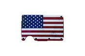3D American Flag Money Clip Card Holder