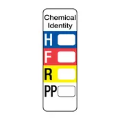 0.5″ x 1.5″ HMIS Chemical Identity Letters Label