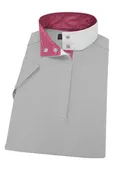 Bits Ladies "Dusk" Grey Performance Short Sleeve Show Shirt