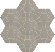 11×13 Lancaster Sand Hexagon Porcelain Tile