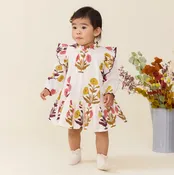 Baby Harper Dress- Harvest Dandelion