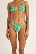 Evergreen Tie Side Hi Cut | Bikini Bottom