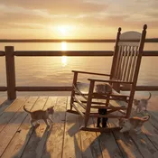 1200 Slat Jumbo Maple Rocker