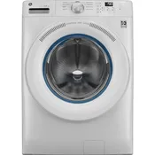 GE UltraFresh Vent System Stackable Large (4.6-cu ft) Front Load Washer (White)