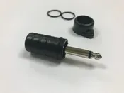 1/4″ MONO TO COMPLIANT 3 OR 5-PIN DIN JACK ADAPTOR – AD9500